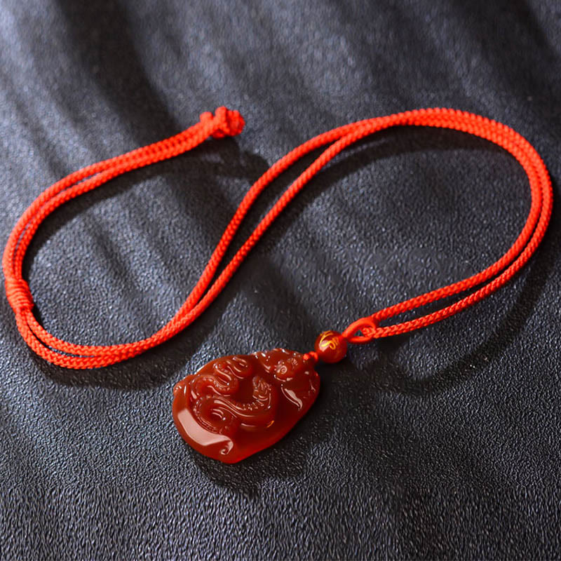 Kette Roter Achat Schnur Schmuck Sternzeichen