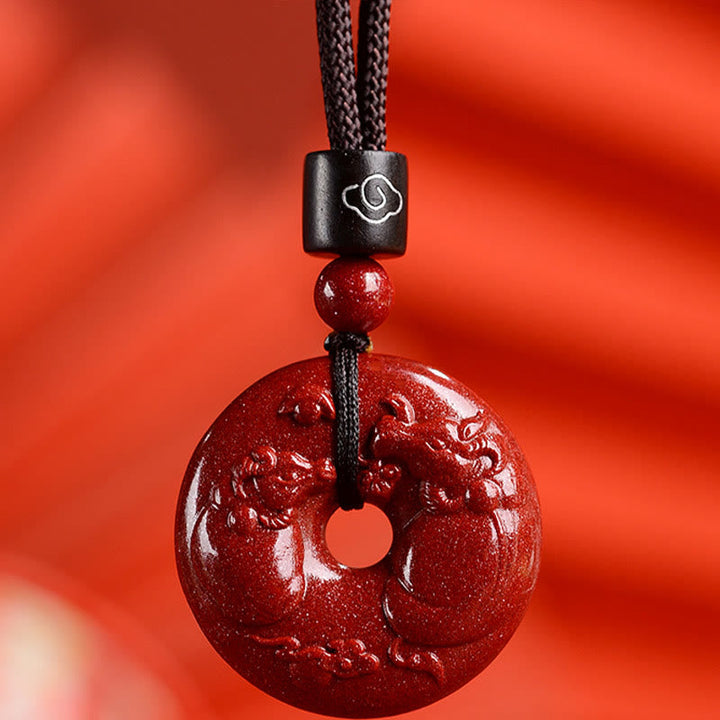 Zinnober Kette Tierkreis Frieden Harmonie