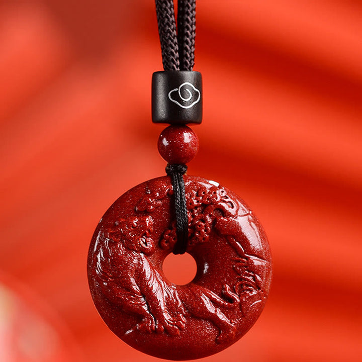 Zinnober Kette Tierkreis Frieden Harmonie