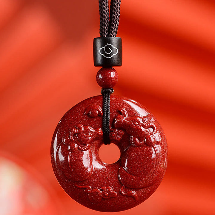 Zinnober Kette Tierkreis Frieden Harmonie