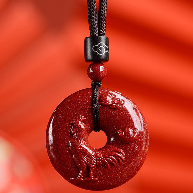 Zinnober Kette Tierkreis Frieden Harmonie