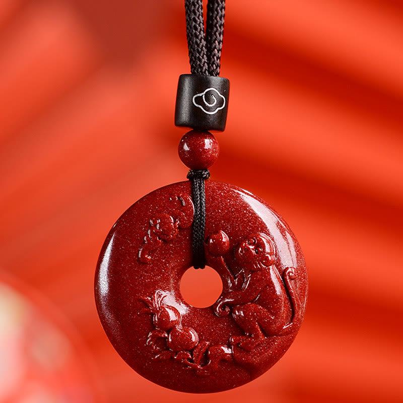 Zinnober Kette Tierkreis Frieden Harmonie