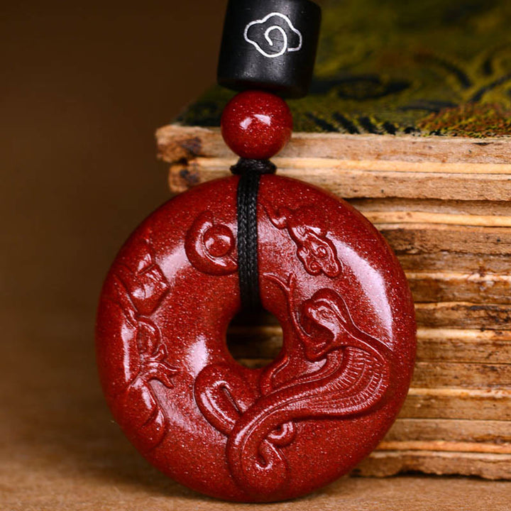 Zinnober Kette Tierkreis Frieden Harmonie