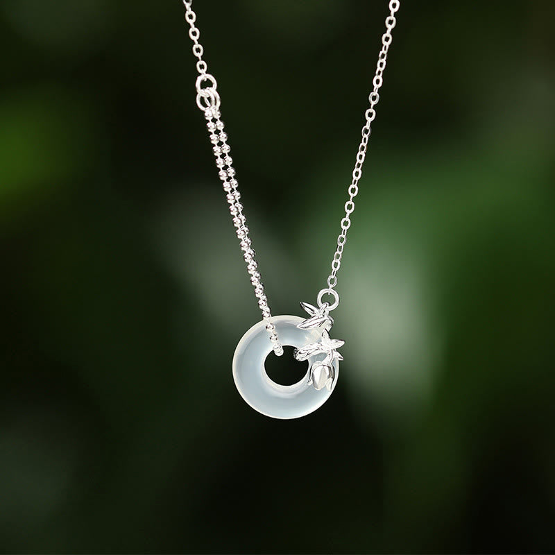 Kette Mondstein Blüte Sterlingsilber – Harmonie