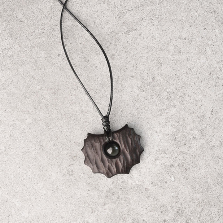 Anhänger Kette Obsidian Unregelmäßig – Schutz