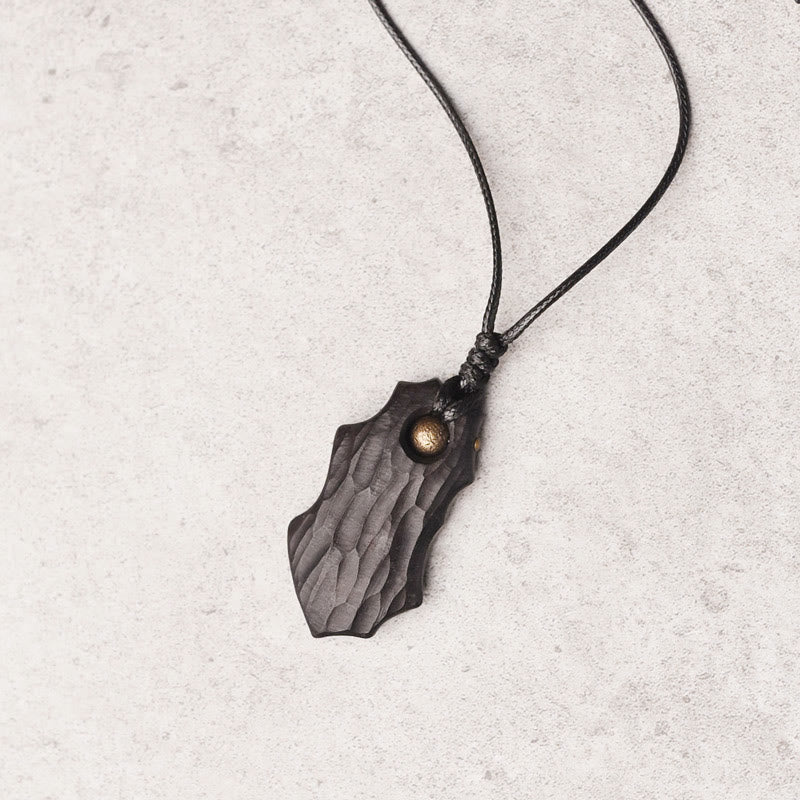 Kette Ebenholz Kupfer Unregelmäßig – Meditation
