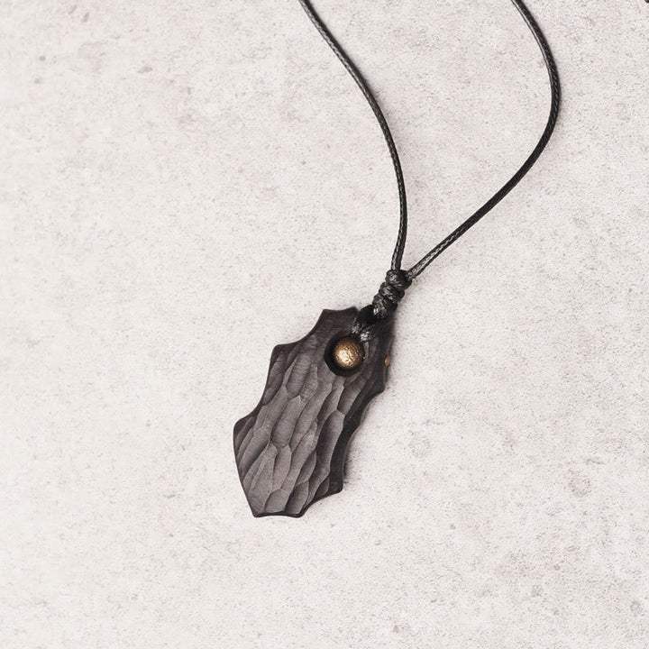 Kette Ebenholz Kupfer Unregelmäßig – Meditation