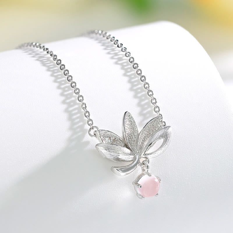 Kette Sterlingsilber Lotus Silber