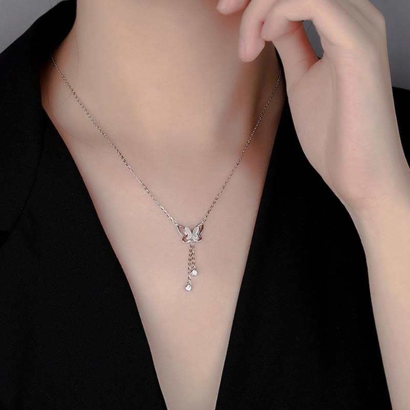 Kette Sterlingsilber Schmetterling Damen elegant