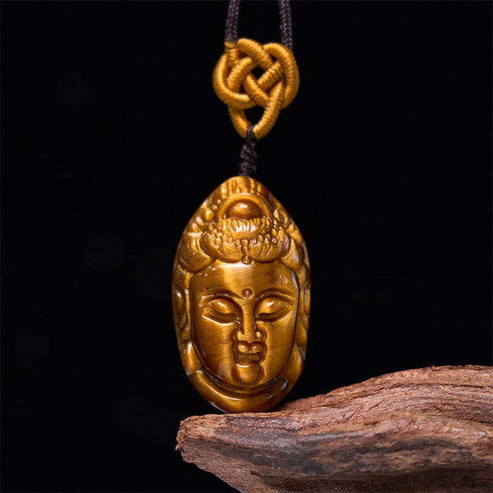 Anhänger Kwan Yin Golden Schnur Schutz