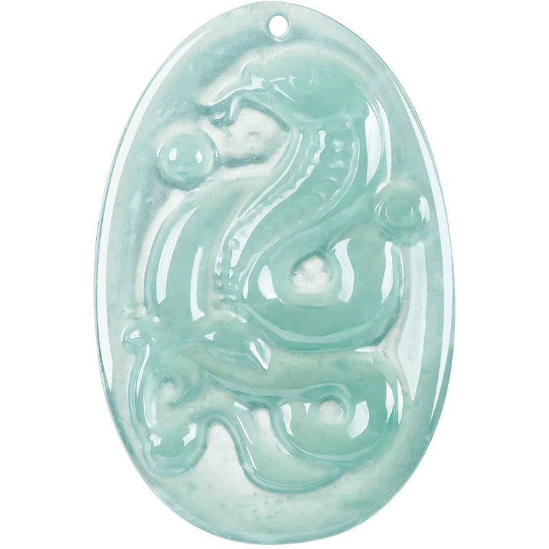 Grüne Jade Anhänger Kette Schlange Natur