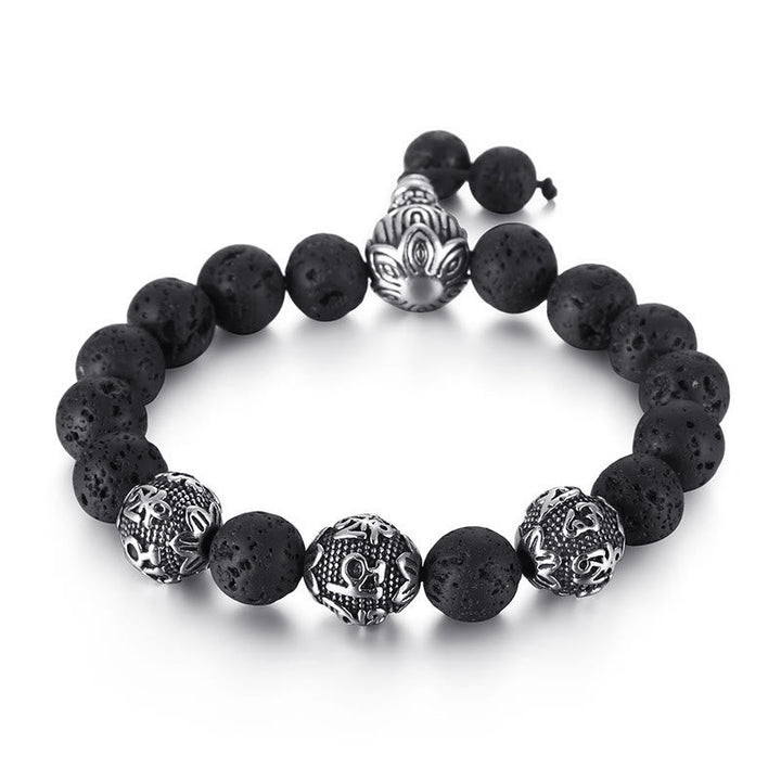 Kette Tigerauge Obsidian – Schutz & Mut