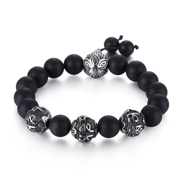 Kette Tigerauge Obsidian – Schutz & Mut
