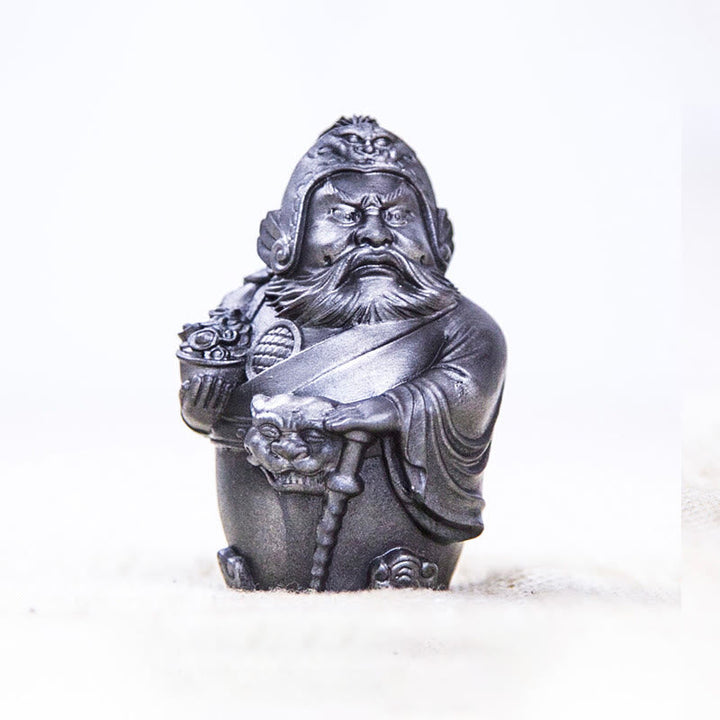 Figur Reichtumsgott Eisenpulver Harz Deko Polierte Ausführung / Militärischer Gott des Reichtums