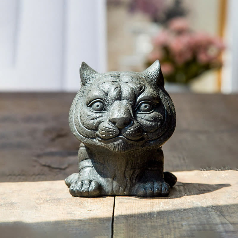 Tiger Figur Poliert