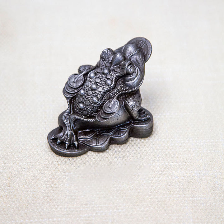 Frosch Dekofigur Feng Shui Münzen Feng Shui Frosch Münze / Poliert