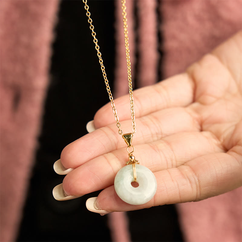 Jade Schmuck, Friedensschnalle, Harmonie, Glück, Schutz