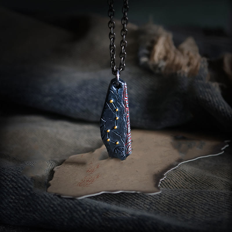 999 Sterling Silber & Titanium Stahl Kette