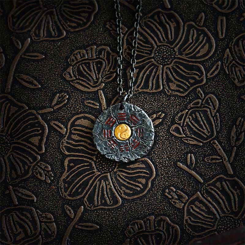 Silberkette Chakra Anhänger gelber Naturstein Harmonie Balance