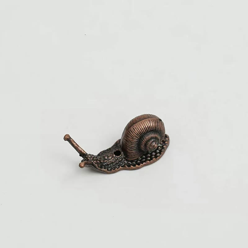 Räuchergefäß Schildkröte Schnecke Legierung Schnecke Braun