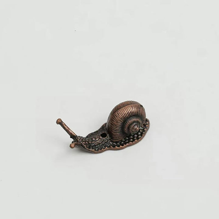 Räuchergefäß Schildkröte Schnecke Legierung Schnecke Braun