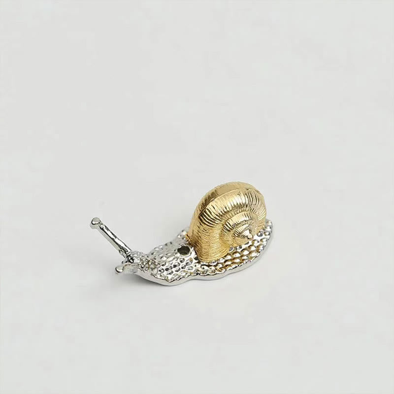 Räuchergefäß Schildkröte Schnecke Legierung Schnecke Gold