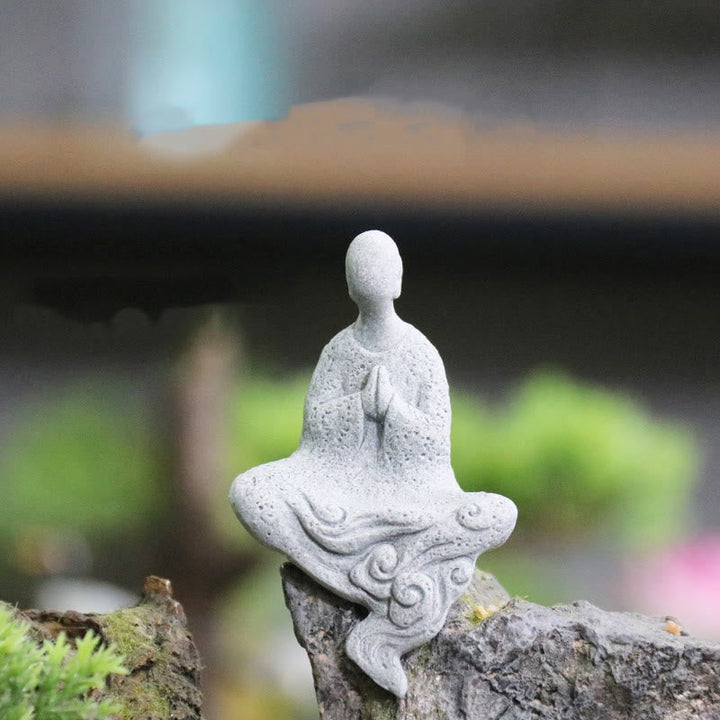 Buddha Meditation Mönch Harmonie Kleiner sitzender Buddha