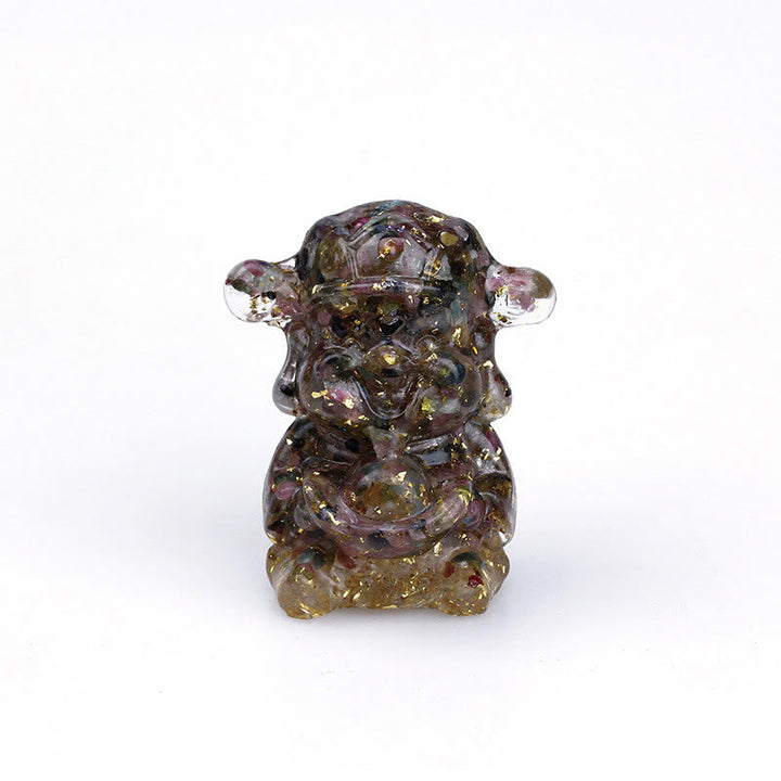 Figur Geldgott Amethyst Reichtum Turmalin