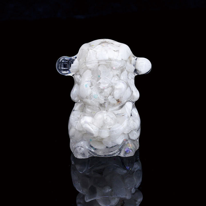 Figur Geldgott Amethyst Reichtum Bergkristall