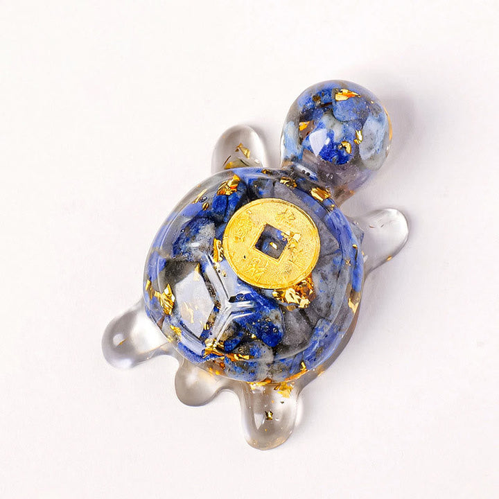 Deko Schildkröte Lapislazuli