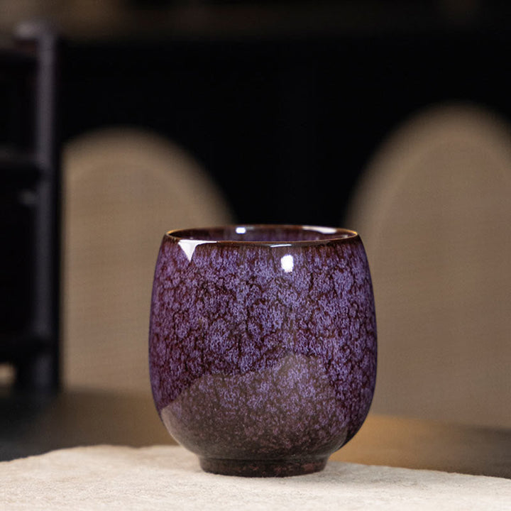 Teetasse Büro Jianzhan Keramik Klein Lila