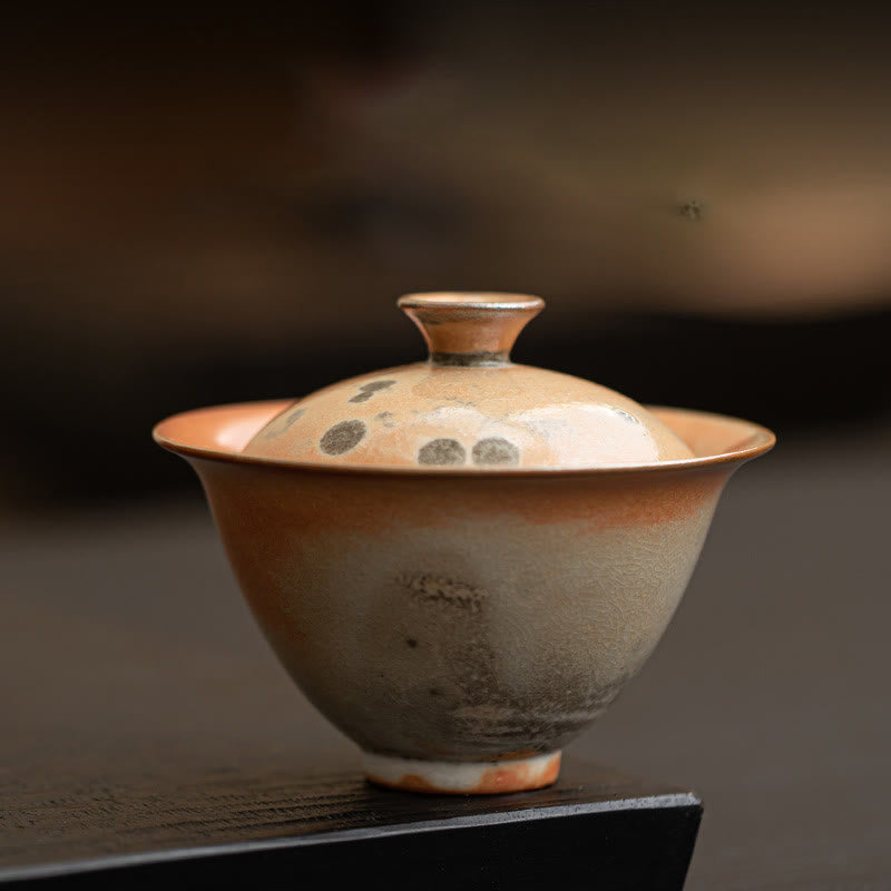 Teetasse Mit Deckel Katze Gaiwan Keramik Normale Tasse