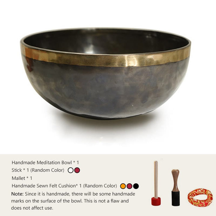 Tibetische Klangschalen Nepal Schlicht Set 19-20 cm