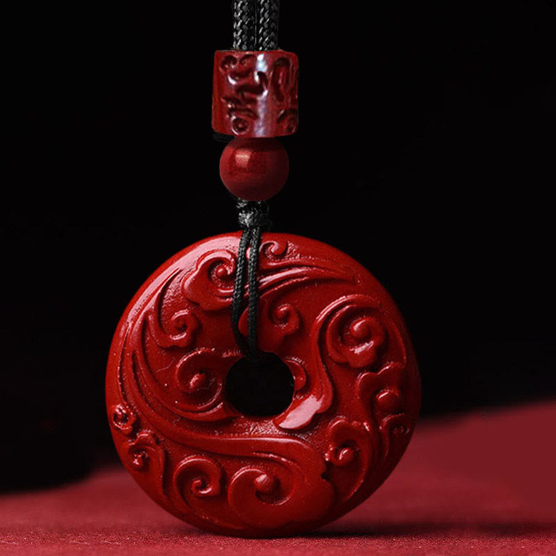 Anhänger Kette Rot Lotus Harmonie Schutz