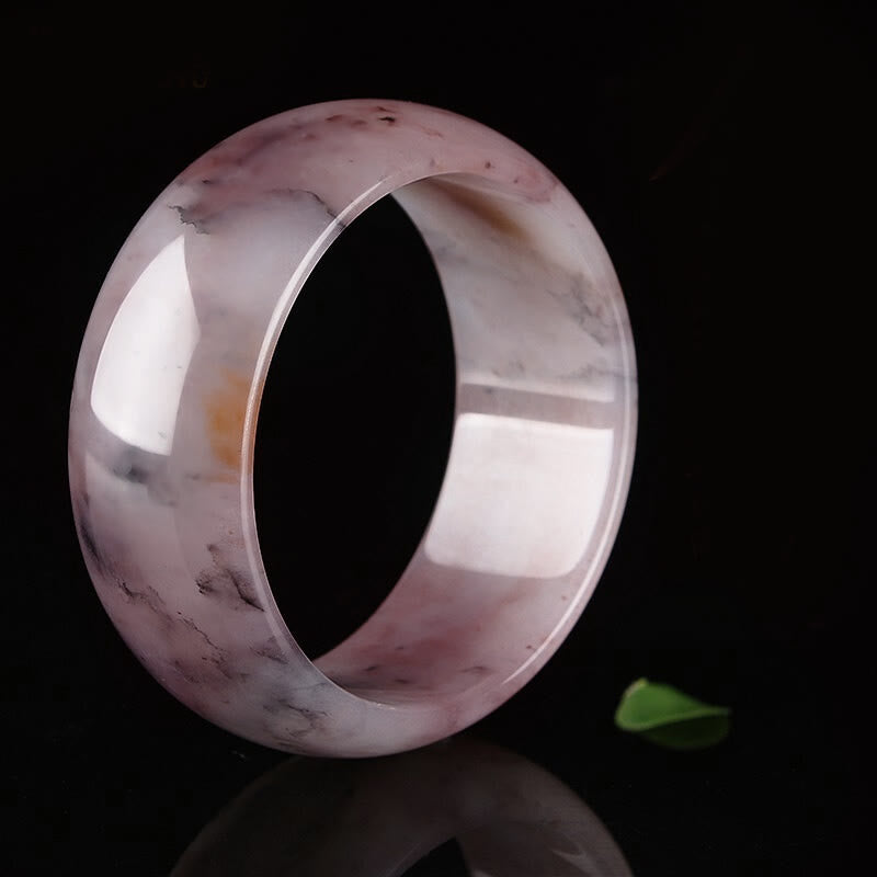 Armband Lila Jade - Glück Schutz Bangle