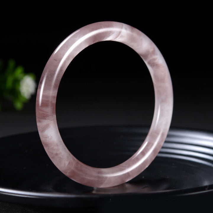 Armband Lila Jade - Glück Schutz Bangle