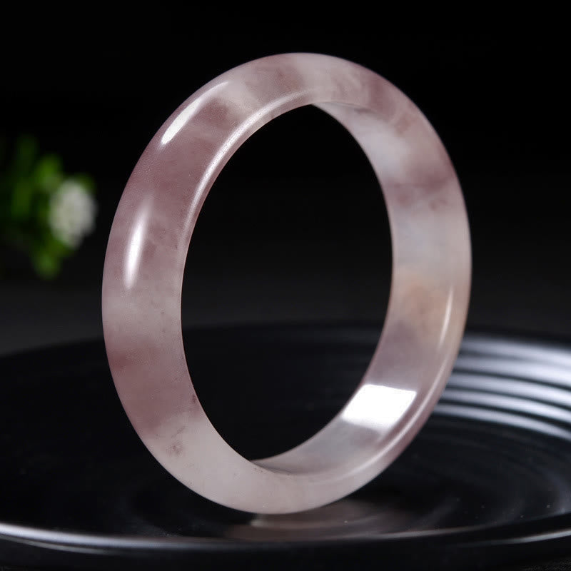 Armband Lila Jade - Glück Schutz Bangle