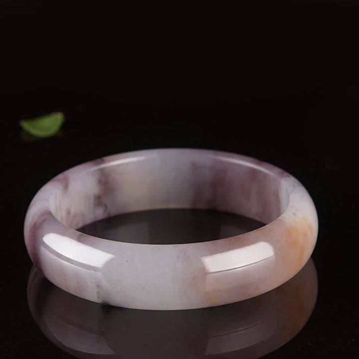 Armband Lila Jade - Glück Schutz Bangle