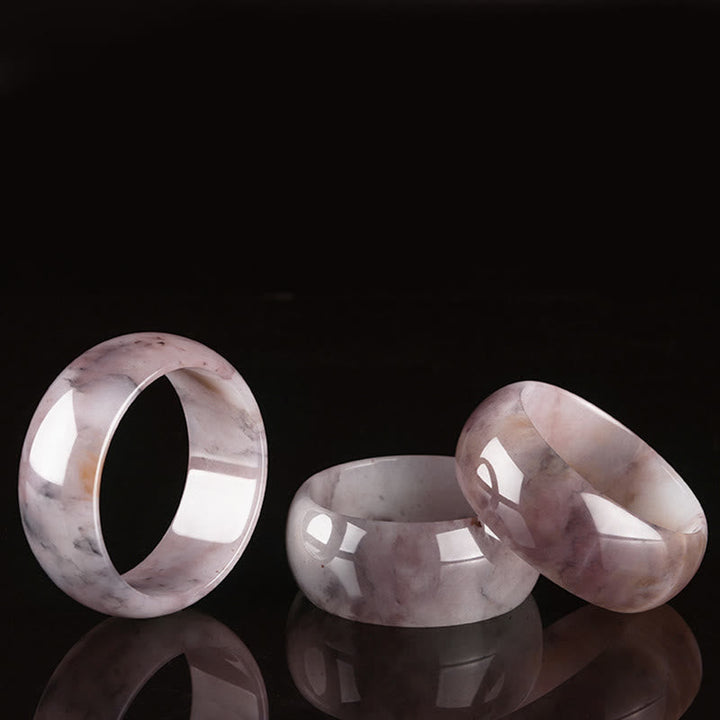 Armband Lila Jade - Glück Schutz Bangle