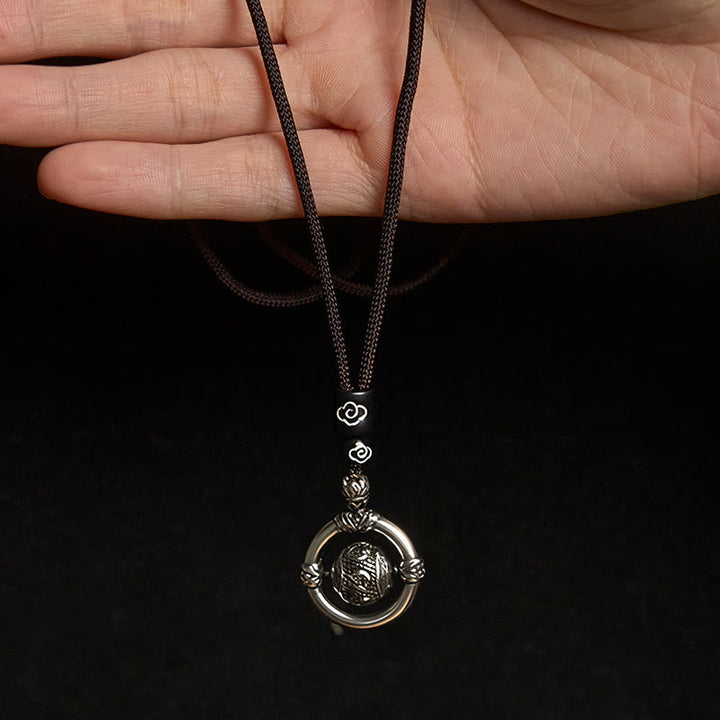 Kupfer Kette Rotation Wohlstand Anhänger in Hand getragen Schmuck