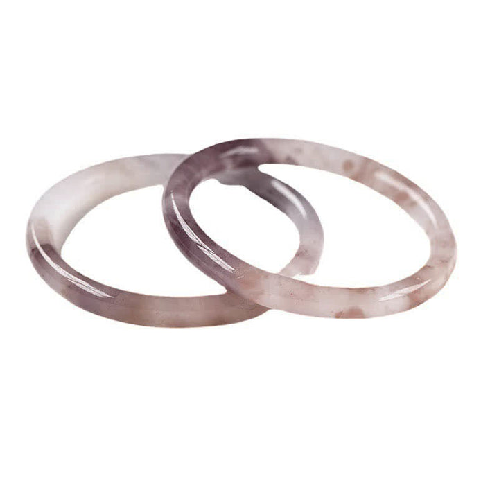 Armband Golden Silk Jade Lila - Wohlstand