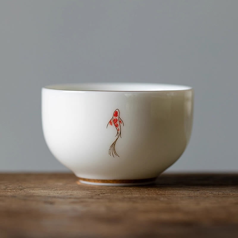 Teetasse Japanisch Koi Fisch Keramik Koi Fisch 60ml
