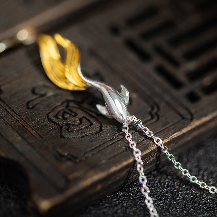 Kristall Anhänger 925er Silber Kette vergoldet Naturstein elegant