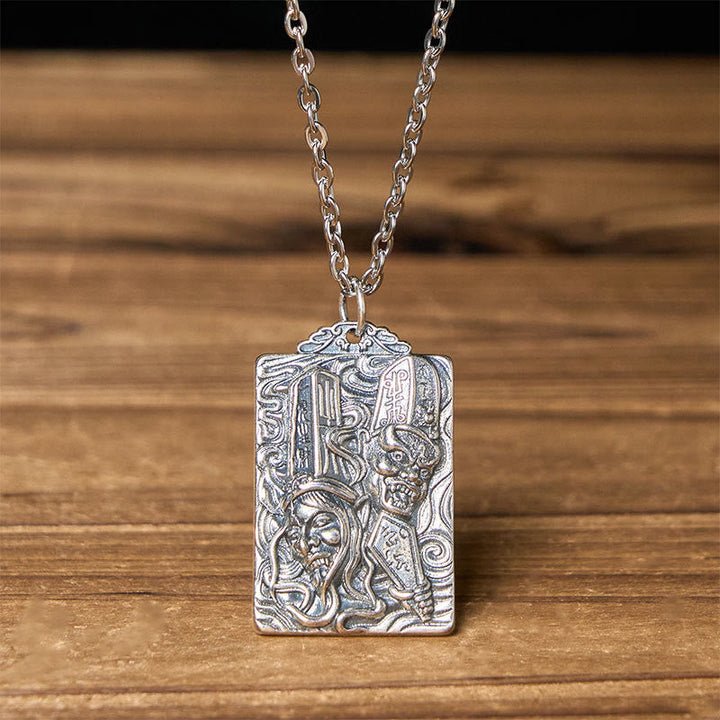 Kette Kupfer Balance Anhänger Vergänglichkeit Design Holz Schmuck Ornament