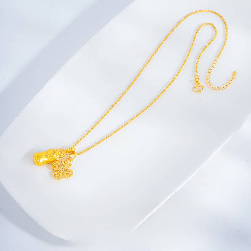 Kette Vergoldetes Messing Pixiu Charm Schmuck Anhänger