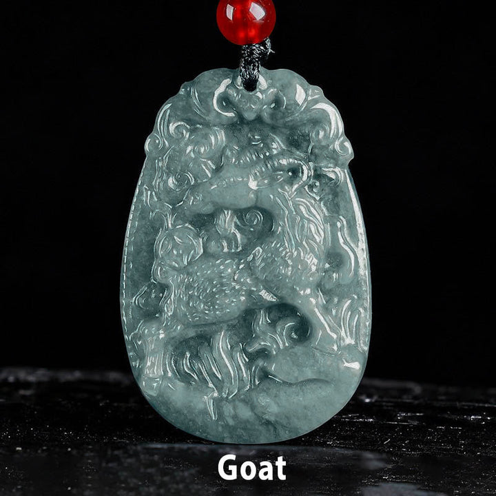 Kette Jade Pferd Chinesischer Tierkreis – Glück