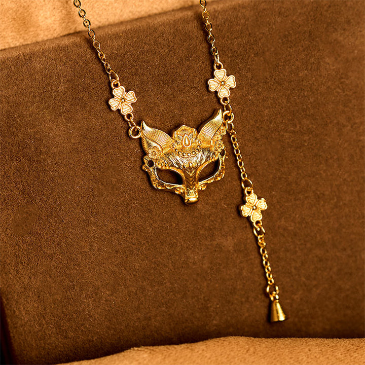 Kette Vergoldetes Messing Fuchs Blume