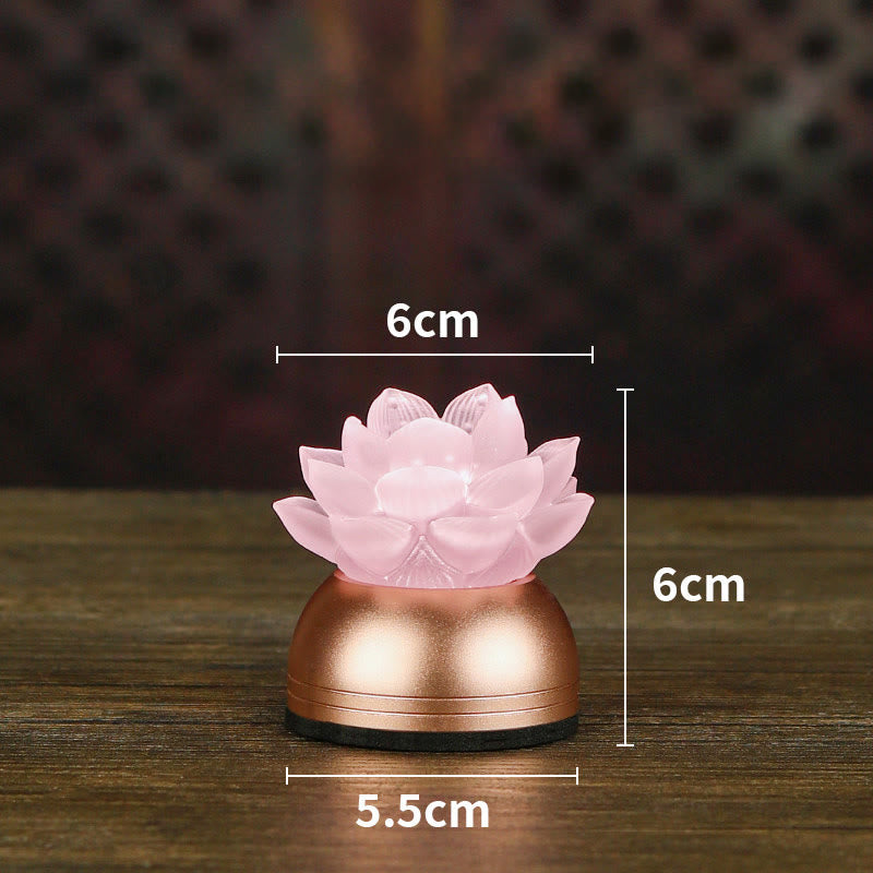 Figur Lotus Liuli Kupfer Neubeginn Rosa Aufladbar