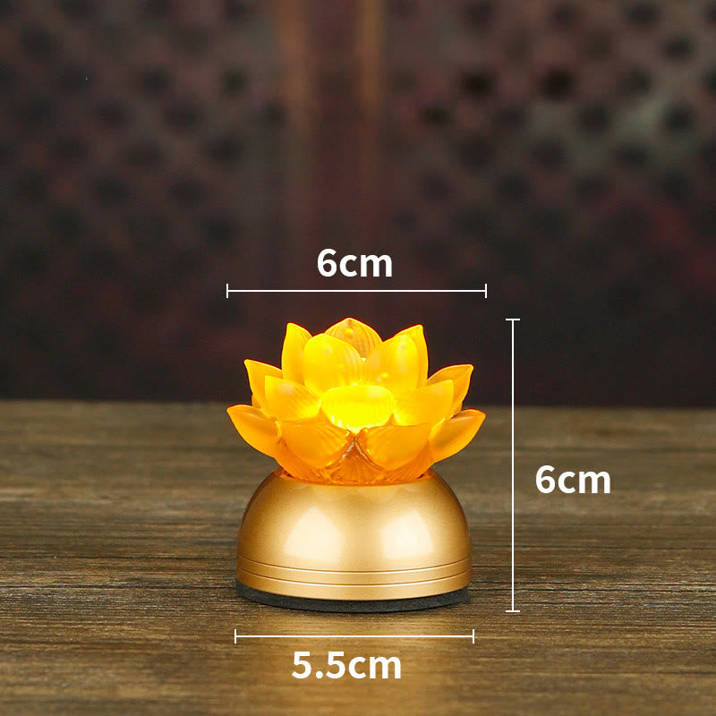 Figur Lotus Liuli Kupfer Neubeginn Kupfer Sandbraun Aufladbar