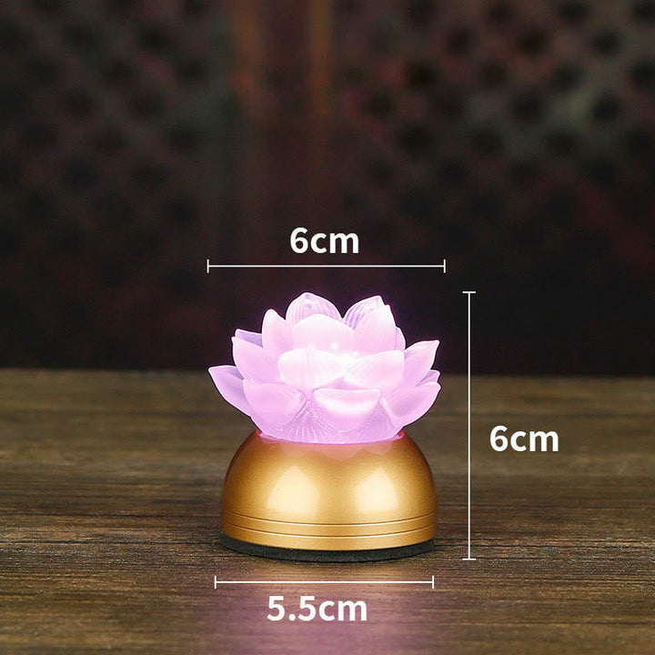 Figur Lotus Liuli Kupfer Neubeginn Kupfer Rosa Aufladbar